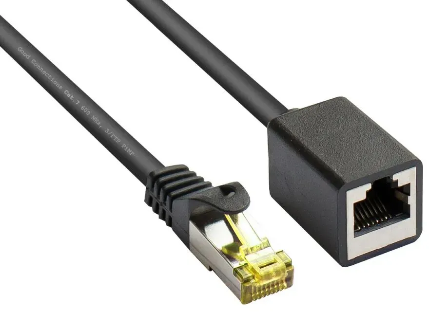 Alcasa 8070VR-005S Netzwerkkabel Schwarz 0,5 m Cat7 S/FTP (S-STP)