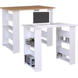 VCM Holz Schreibtisch Computertisch Arbeitstisch Bürotisch Büro Tisch Efilo