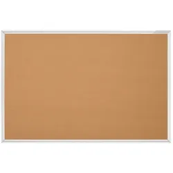 Magnetoplan Design-Pinboard Pinwand Korktafel SP - (B)180x(H)120cm - Braun -Kork - Aluminiumrahmen