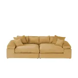 Smart Big Sofa Stoff 2-Sitzer Gelb