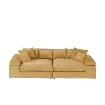 Smart Big Sofa Stoff 2-Sitzer Gelb