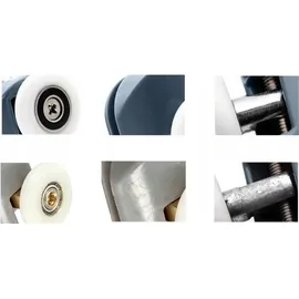 Iso Trade Rollen für Duschkabinen 8er Set