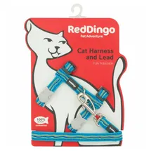 Red Dingo Geschirr Geschirr RD mit Leine - Katze- Dreamstream Turq.