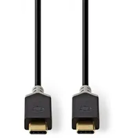 Nedis USB-C 1 m Grau