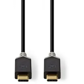 Nedis USB-C 1 m Grau