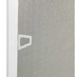 vidaXL Insektenschutz für Fenster 130 x 150 cm Weiß