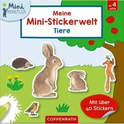 COPPENRATH 95069 Meine Mini-Stickerwelt: Tiere (Mini-Künstler)