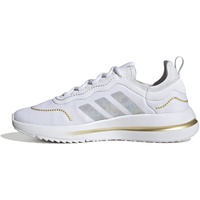 adidas Damen FUKASA Run Sneaker, FTWR White/FTWR White/Matte Gold, 41 1/3 EU