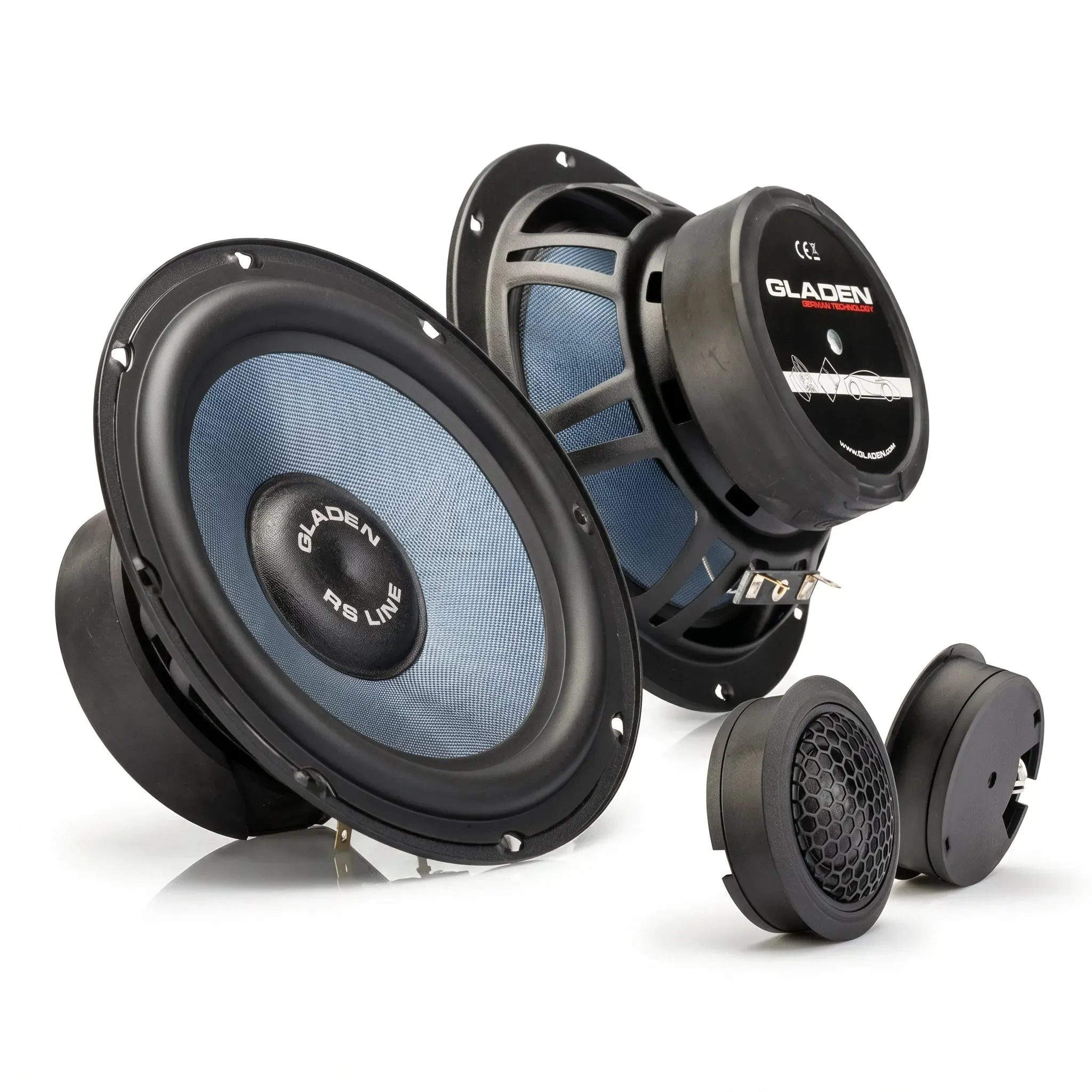 Gladen RS 165 Speed G2 set di altoparlanti da 6.5 pollici