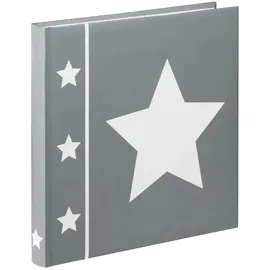Hama Fotoalbum 30,0 x 30,0 cm, 60 weiße Seiten, Grau