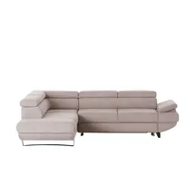 Switch Ecksofa aus Mikrofaser Gio ¦ rosa/pink ¦ Maße (cm): B: H: 74 T: 263.0