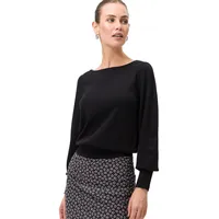 zero Damen Pullover mit U-Boot Ausschnitt" Black Beauty,36 - 36,