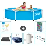 Frame Pool Rund - 244x51 Cm - 7-teilig  S78