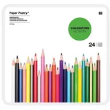 Rico Design Buntstifte im Metalletui, 24 Stück