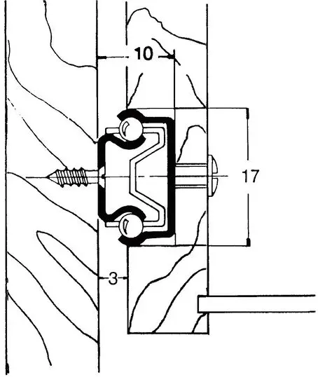 Kugelkäfigführung AZ 870 Teilauszug, - 214 mm