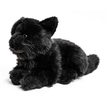 Uni-Toys Katze liegend 20 cm Schwarz
