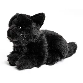Uni-Toys Katze liegend 20 cm Schwarz