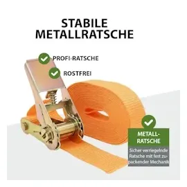 Baumarktplus Spanngurte 4x Profi Ratschen 6 m 800 kg