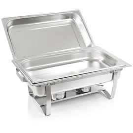 Zelsius Mahlzeit Chafing Dish (Lille (1x 1/1 Gn Warmhaltebehälter Essen, Wärmebehälter Rechaud für Catering, Buffet und Party