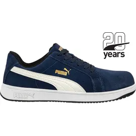 Puma Iconic Suede NAVY Low S1PL ESD - 46 - Blau