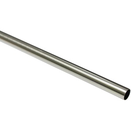 GARDINIA Gardinenstange, Metall-Rohr, Vorhangstange, Serie Chicago Ø 20 mm, 120 cm