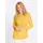 Classic Basics 3/4-Arm-Pullover gelb 42