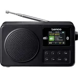 Lenco PDR-033BK Kofferradio DAB+, FM Schwarz