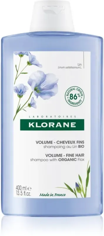 Klorane Flax Fiber Bio Shampoo für feines und schlaffes Haar 400 ml