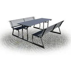 Picknicktisch mit Banken h287_173