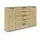 Rauch Kommode 160 x 100 x 42 cm Eiche Artisan / Graphit