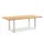 Niehoff Solid Profilkufe ivory - 280 x 95 cm
