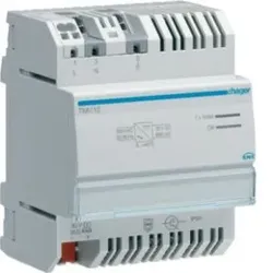 Hager TXA112 Spannungsversorgung KNX mit 1 Ausgang und 1 Drossel, 640mA.Spannungsversorgung zur Erzeugung der notwendigen Systemspannung. Ein Ausgang