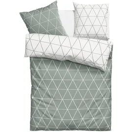 OTTO home Balsby Renforcé Jade 155 x 220 cm + 2 x 80 x 80 cm