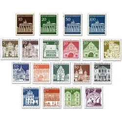 Briefmarken-Jahrgangssatz Deutschland 1966, postfrisch