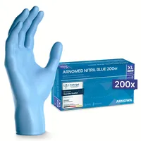 arnomed CLASSIC NITRIL BLUE 200er Nitrilhandschuhe blau puderfrei, VE 200 Stück 10/XL