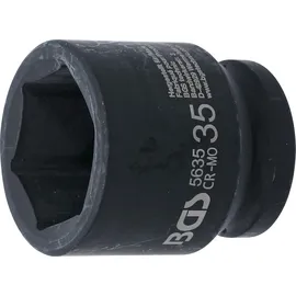 BGS Kraft-Steckschlüssel-Einsatz Sechskant Antrieb Innenvierkant 20 mm (3/4"), SW 35 mm