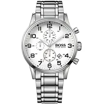 HUGO BOSS Aeroliner Silber 44 mm HB1513182