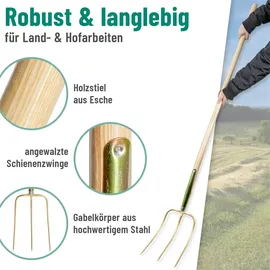 Freund Victoria Mistgabel 3 Zinken 135cm