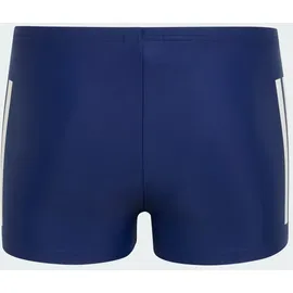 adidas 3-STREIFEN KIDS BOXER-BADEHOSE Blau/Weiß 140