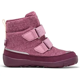 Affenzahn Wolle Comfy Otter Damen Klettstiefel in Rosa, Größe 25 EU