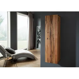 Massivmoebel24 Hängeschrank Wild-/Zerreiche 33 x 33 x 124 cm Natur Geölt
