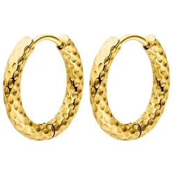 PAUL VALENTINE - DELICATE STRUCTURED HOOP - gold