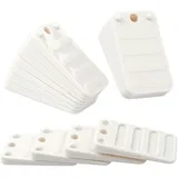 15 Stück Türkeil aus Kunststoff,5 x 3CM rutschfeste Kunststoffkeile Ausgleichsplättchen,Höhenverstellbar Fensterstopper Keil,zum Nivellieren Unebener Tische,Kommodenbeine,Toiletten und Mehr Möbel