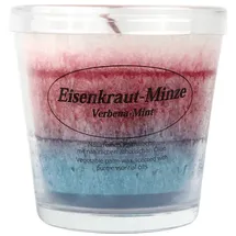 Kerzenfarm Hahn Eisenkraut-Minze Duftkerze 100 g weiß