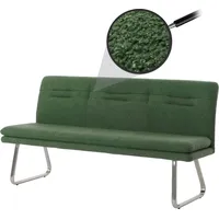Mendler Sitzbank HWC-H70, Esszimmerbank Bank Polsterbank, Lehne Stoff/Textil Bouclé