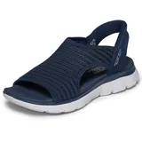 SKECHERS Damen Summits Sandal Sweetly Evolved, Navy Knit, 40 EU - Blau -