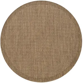 KADIMA DESIGN Teppich, Outdoor DAFNE in Braun, einfarbig, – 160 cm