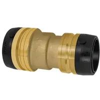 Riegler Reduzier-Verbinder, Messing, »sharkbite«, 54mm, für Rohr-Außen-ø 42mm