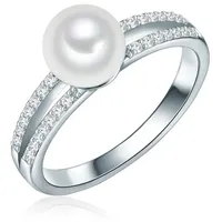 Valero Pearls Silberring silber, aus Sterling Silber silberfarben 52