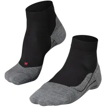 Falke RU4 Short Damen Socken 37-38 Schwarz/Grau